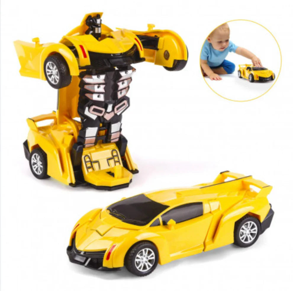 Transparent Robot Car (2 In 1 Car)